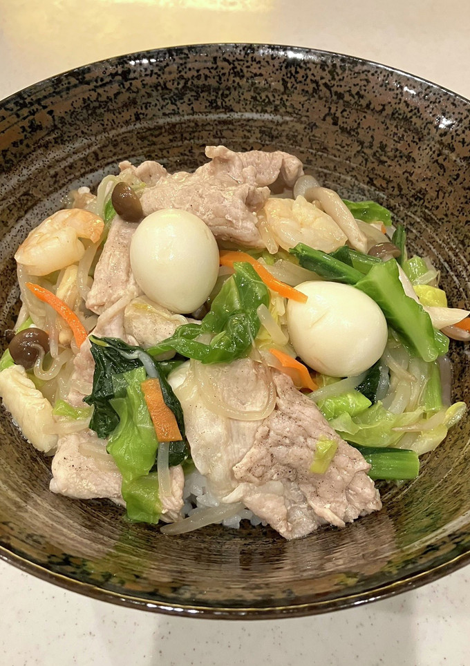 簡単　野菜たっぷり中華丼-レシピのメイン写真