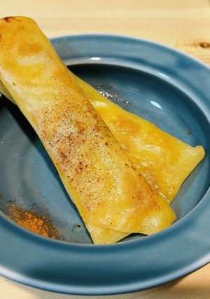 バターシナモンバナナ春巻き-レシピのメイン写真