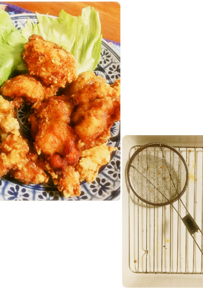 ❤『油切りは、油の上で♪』❤揚げ物☆☆☆-レシピのメイン写真