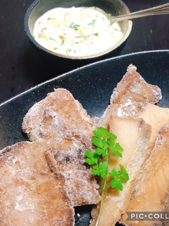残り物リメイク☆魚の唐揚げ&和風タルタル-レシピのメイン写真