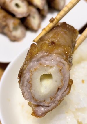 米粉活用♡チーズちくわ肉巻き-レシピのメイン写真