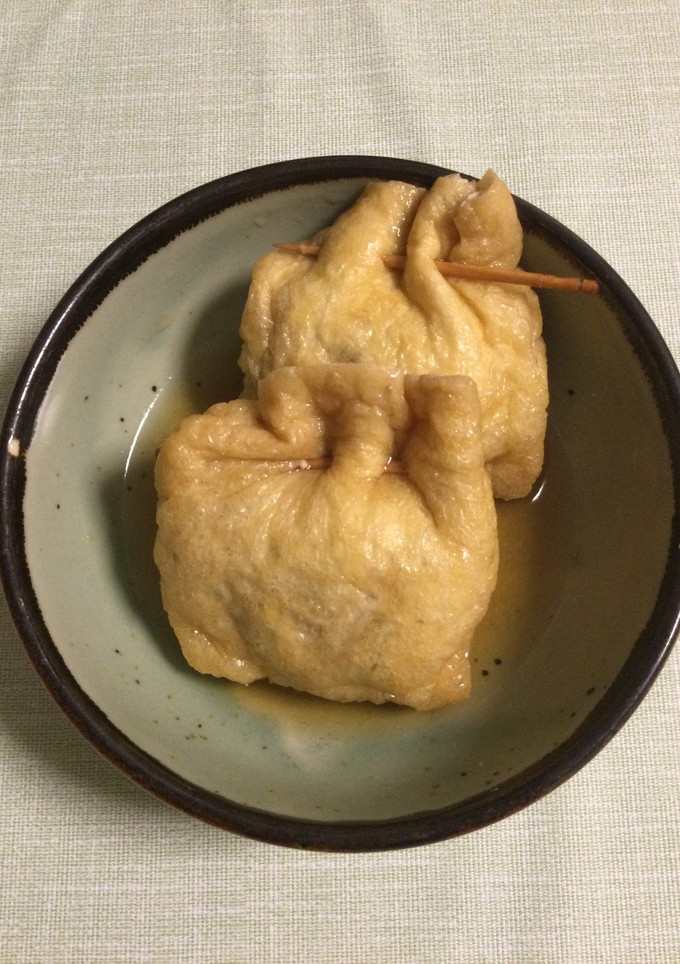 油揚げの肉詰め和風煮浸し-レシピのメイン写真