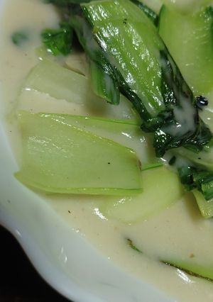 米粉活用青梗菜炒め(クリーム煮)-レシピのメイン写真