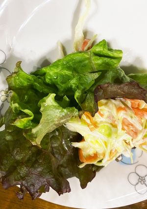 キャベツサラダのサニーレタス巻き-レシピのメイン写真