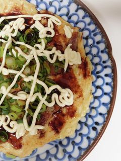 米粉でヘルシーふわふわお好み焼き-レシピのメイン写真