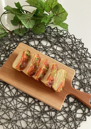 米粉で簡単☆野菜のインビジブルケーキ-レシピのメイン写真