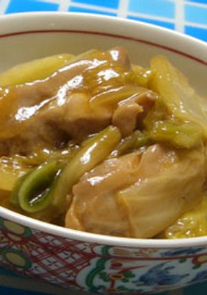 白菜と鶏肉の甘辛煮-レシピのメイン写真