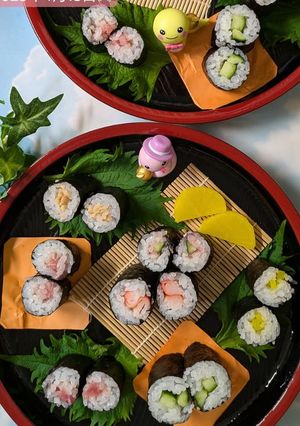 まぐろたたきだけ購入・ある材料で細巻き-レシピのメイン写真