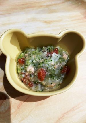 ミックス野菜とサーモンのクリーム煮-レシピのメイン写真