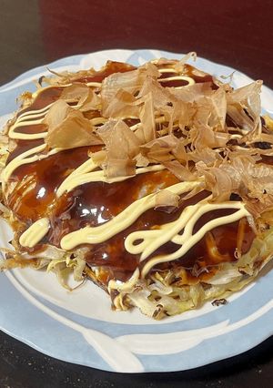 フライパン二刀流で広島風お好み焼き-レシピのメイン写真
