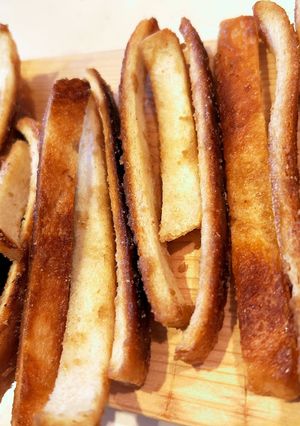 パンの耳で作る揚げないラスク-レシピのメイン写真