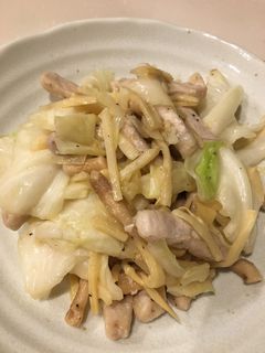 豚肉とタケノコの胡椒炒め-レシピのメイン写真