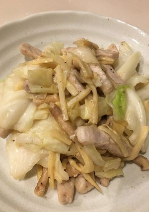 豚肉とタケノコの胡椒炒め-レシピのメイン写真