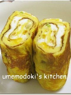 小エビとネギ入り卵焼き-レシピのメイン写真