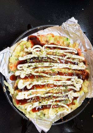 米粉で作ったお好み焼き-レシピのメイン写真