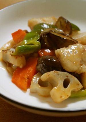 【適塩レシピ】たらと野菜の黒酢あん-レシピのメイン写真