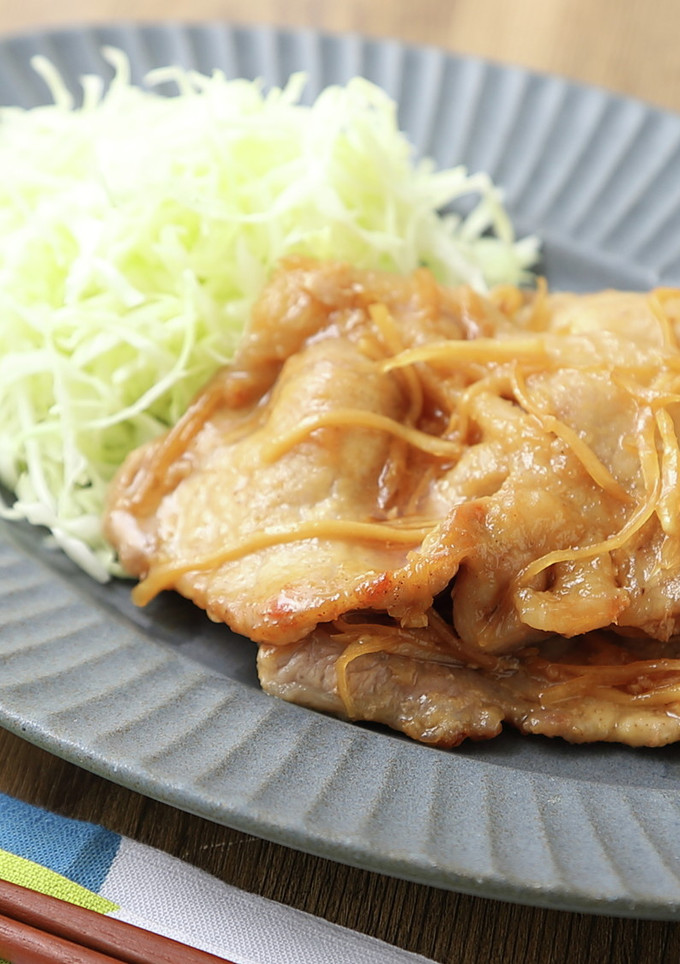 ガツンと！酢しょうが香る豚のしょうが焼き-レシピのメイン写真