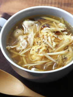 酢しょうがときのこの中華風おかずスープ-レシピのメイン写真