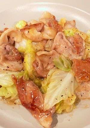豚バラとキャベツ炒め☆ホットクック-レシピのメイン写真