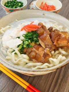 沖縄ソーキで簡単ゆし豆腐そば-レシピのメイン写真