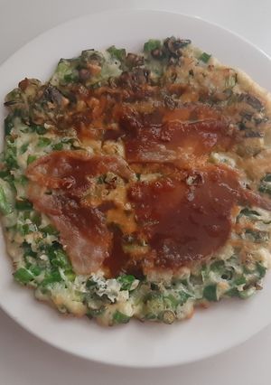 米粉のねぎたっぷり焼き-レシピのメイン写真