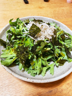 春菊サラダ-レシピのメイン写真
