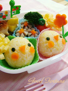 簡単キャラ弁☆ピヨちゃん弁当♪-レシピのメイン写真