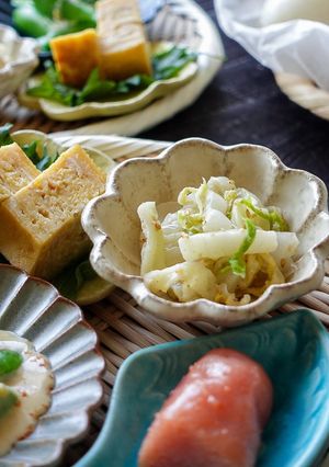 白菜の芯のナムル-レシピのメイン写真