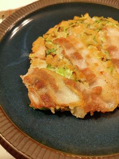 お腹満足!米粉とおからのお好み焼き-レシピのメイン写真