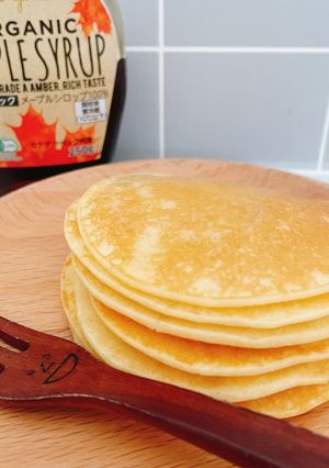 ふわもちの秘訣♡米粉パンケーキ-レシピのメイン写真