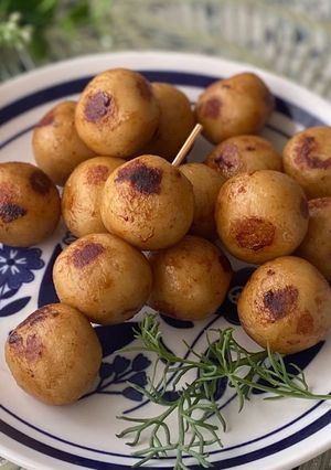 材料3つ☆米粉の里芋団子-レシピのメイン写真