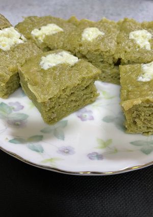 米粉活用レンジでオートミール抹茶ケーキ-レシピのメイン写真