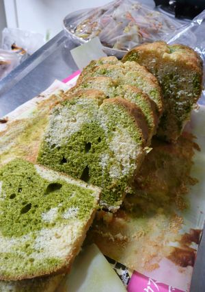 ☆抹茶がﾏｰﾌﾞﾙなﾊﾟｳﾝﾄﾞｹｰｷ☆-レシピのメイン写真