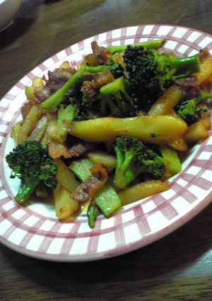 じゃが芋と豚肉のキムチ炒め-レシピのメイン写真