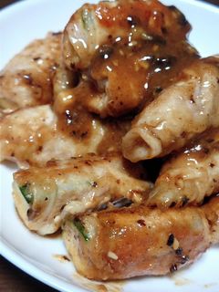 肉巻き豆鼓ソース米粉活用-レシピのメイン写真