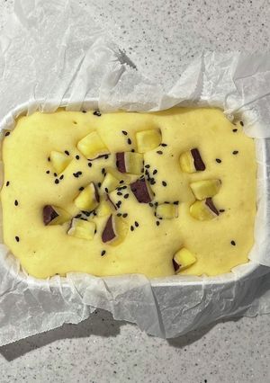 レンジで簡単！米粉のさつまいも蒸しパン-レシピのメイン写真
