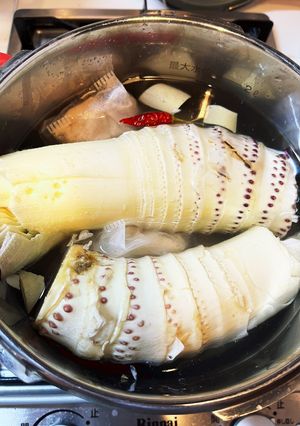圧力鍋で時短！たけのこの下処理-レシピのメイン写真