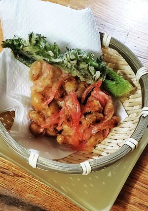 大豆と紅生姜の天ぷら-レシピのメイン写真