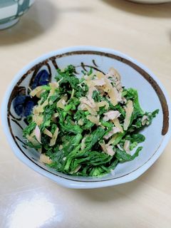 春菊のツナ和え-レシピのメイン写真
