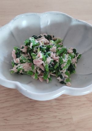 幼児食〜クレソンとツナの和物〜-レシピのメイン写真