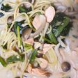 簡単 ズボラ飯 アーモンドミルクでパスタ