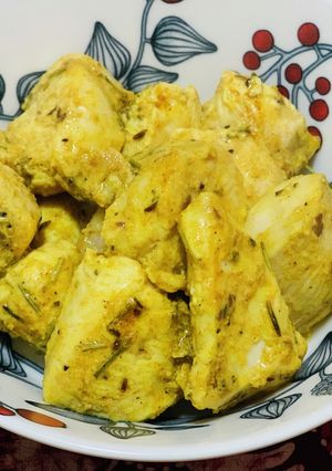 鶏胸肉の塩ヨーグルト焼き(カレー味)-レシピのメイン写真