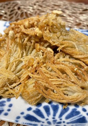 米粉活用！エノキのカリカリ焼き-レシピのメイン写真