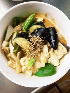肉無豆腐コク旨きな粉味噌味野菜炒め-レシピのメイン写真