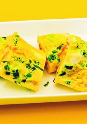 レンジで簡単！なめたけオムレツ-レシピのメイン写真