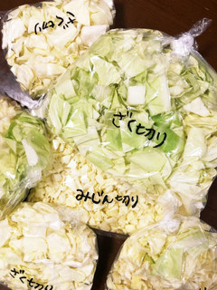 キャベツを冷凍保存!(大量)簡単調理用-レシピのメイン写真