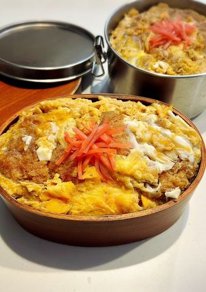 のっけ弁当2023.03.31カツ丼-レシピのメイン写真