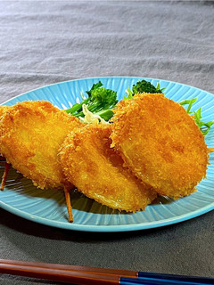 米粉でカリッと♪新玉ねぎ(玉ねぎ)フライ-レシピのメイン写真