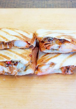 ガーリックシュリンプ・サンド【キャンプ飯-レシピのメイン写真