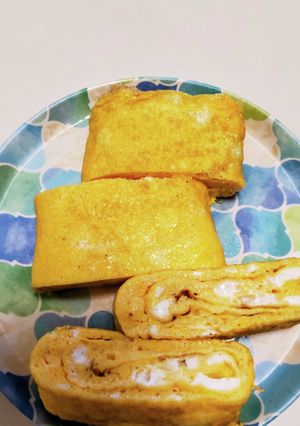 マヨネーズと白だしの卵焼き♪濃く旨♡-レシピのメイン写真
